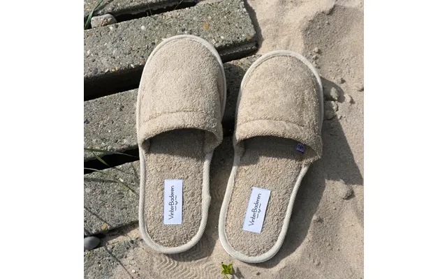 Assorteret Slippers - Sandfarvet