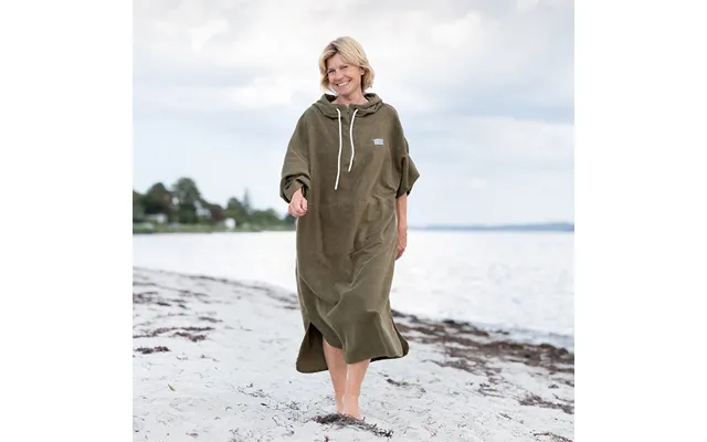 Badeponcho Skagen Til Voksne - Grøn