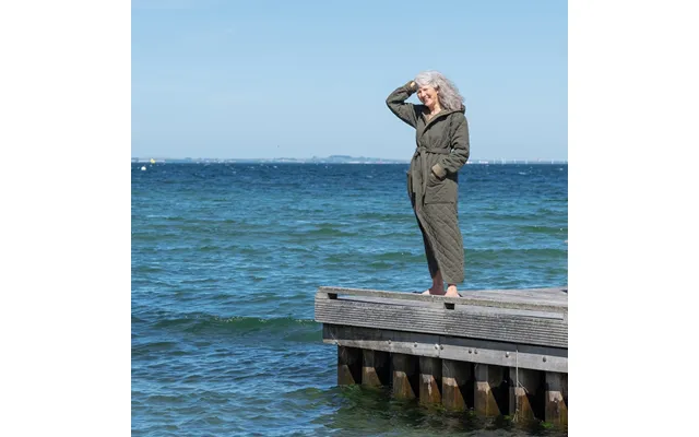 Luksus Badekåben Havet - Grøn