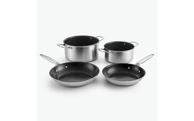 3-ply Pande & Gryde Sæt - Keramisk Essentials Sæt