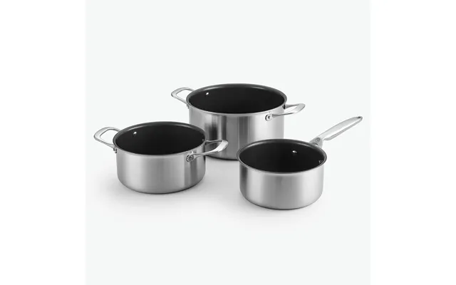 3-ply Pande & Gryde Sæt - Keramisk Gryde Trio Sæt