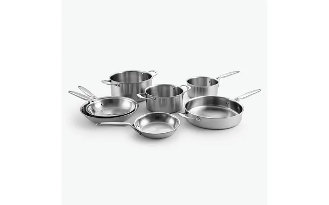 3-ply Pande & Gryde Sæt - Rustfrit Stål Chef Sæt