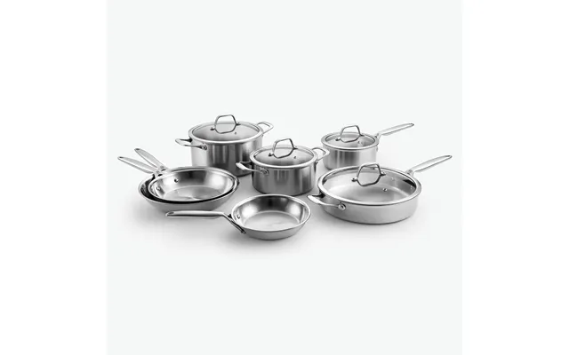 3-ply Pande & Gryde Sæt - Rustfrit Stål Chef Sæt