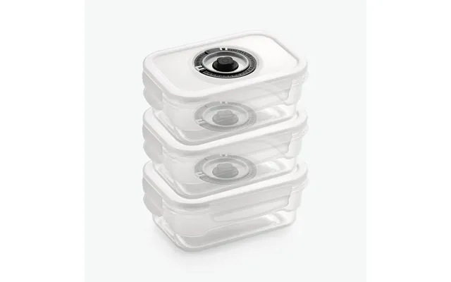 Vakuumbeholdere I Plast Trio Sæt 3-pak Uden 3x 500 Ml