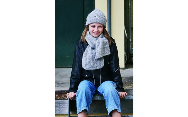 Alice Permin Strikkeopskrift Strikkekit - Mønsterstrikket Hue & Halstørklæde 896262 Alice Permin Strikkekit