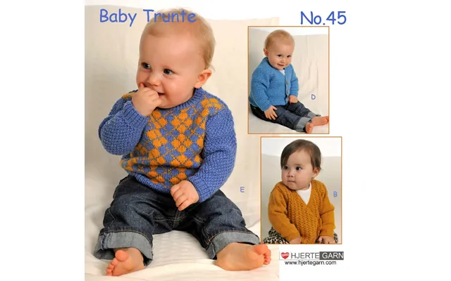 Baby Strikkehæfte Nr 45 Baby Trunte.