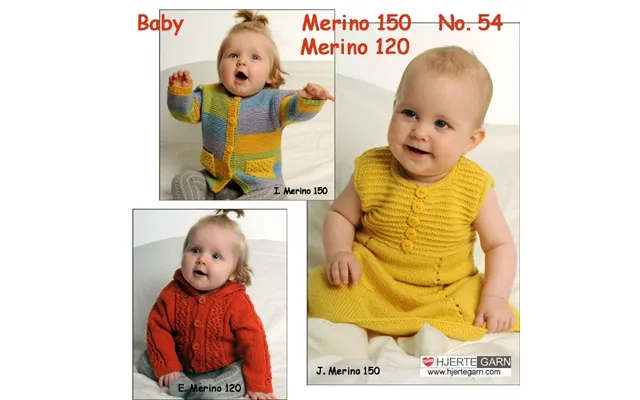 Baby Strikkeopskrift Nr 54