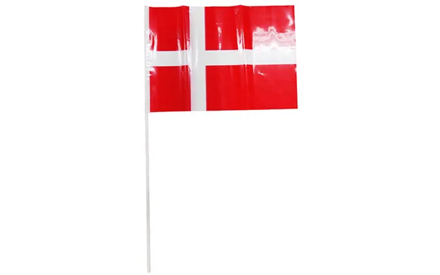 Flag På Pind Dk A4 10 Stk Plastflag