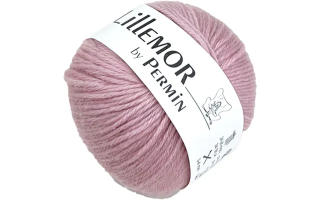 Lillemor Permin 100% Økologisk Håndlavet Merinouldgarn Fv 882805 Pink