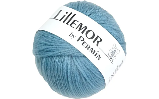 Lillemor Permin 100% Økologisk Håndlavet Merinouldgarn Fv 882809 Jeans