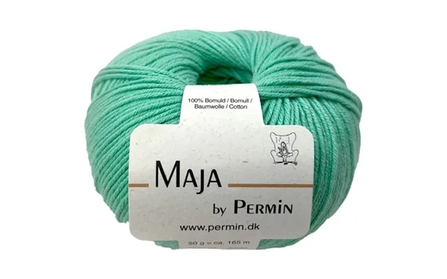 Maja Permin - 100% Bomuldsgarn Fv 880363 Neo Mint