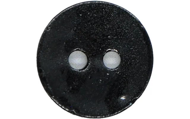 Perlemor Knap 2 Hul 18 Mm Sort - 18630-28-0013