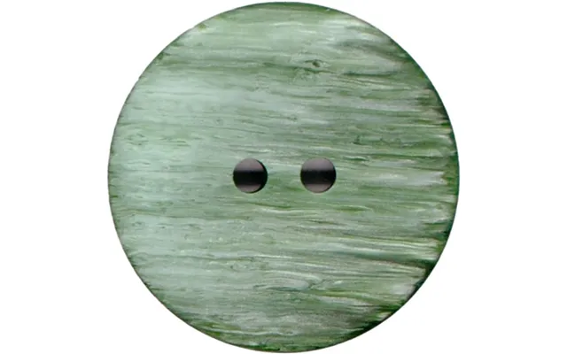 Plast Knap 2 Hul 18 Mm Grøn - 18563-18-0002