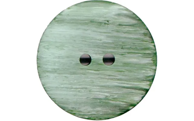 Plast Knap 2 Hul 23 Mm Grøn - 18563-23-0002