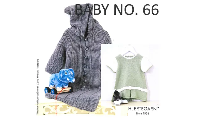 Strikkeopskrifter Baby No. 66 Hjertegarn