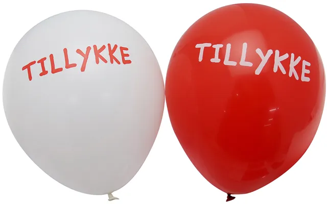 Tillykke Balloner 6 Stk - 8901502