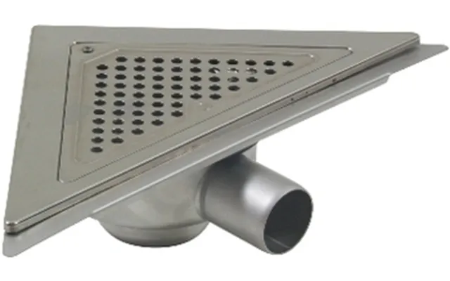 Blücher Blücher 50 Mm Trekantafløb Med Vandret Ø50mm Udløb. Lav Model Med Membranflange