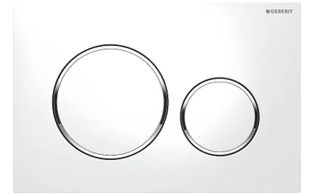 Geberit Betjeningsplade. Sigma 20 Hvid-krom-hvid