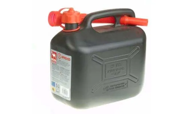 Hero Benzindunk Plast Sort 5ltr.