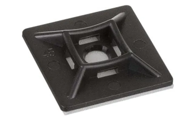 Kabelbinder Holder 19 X 19 Mm - Sort 100 Stk