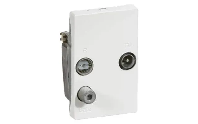 Lk Fuga Td272e Slutdåse Tv R Data 1,5m Hvid