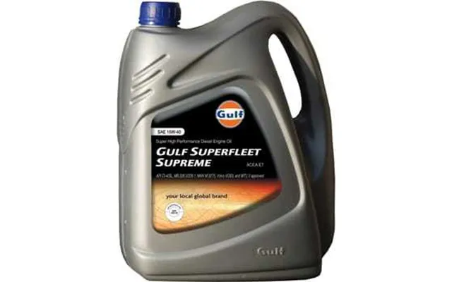 Motorolie Til Dieselmotorer - Gulf Superfleet Supreme 15w-40