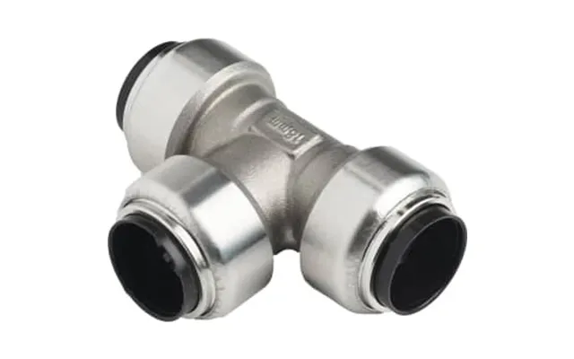 Roth Tee 18 Mm - Indstikfittings I Rustfri Stål
