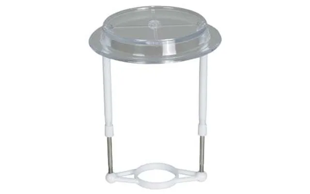 Skærmstativ, Hvid Plast, Ø40mm, Forskydelig 14 - 21 Cm