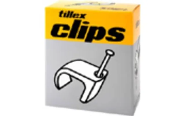 Tillex Clips 3x5 20mm-100 Sort 100 Stk