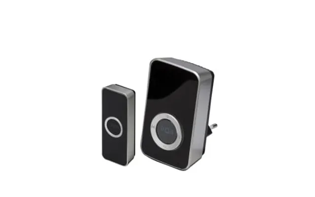 Trend Trådløs Dørklokke Design Plug-in Sort
