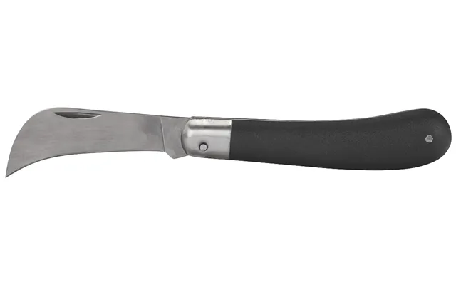 Bahco Foldbar Elektrikerkniv Forsynet Med Plasthåndtag - Kurvet Knivblad