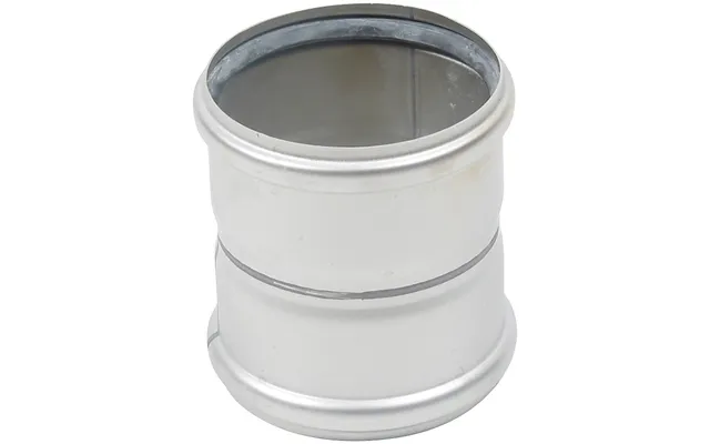 Blücher Europipe Dobbeltmuffe 110 Mm. Rustfrit Stål