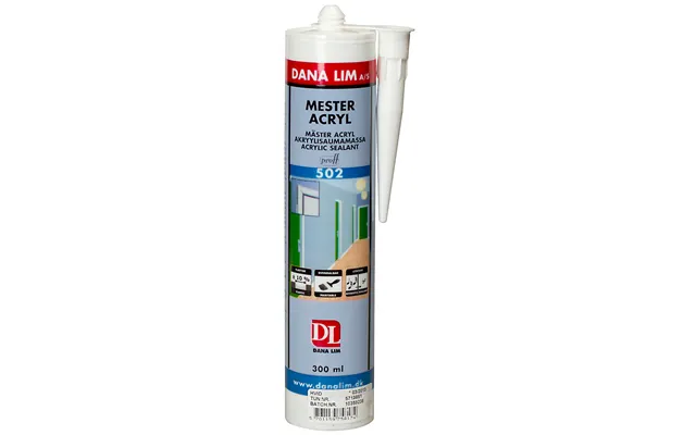 Dana Lim Mester Acryl 502 Hvid - 300 Ml