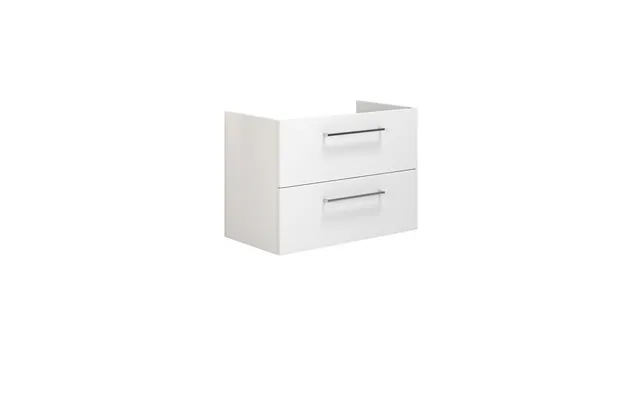Dansani Mido Vaskeskab Med 2 Skuffer 57,6x80x44 Cm Glat - Hvid Mat