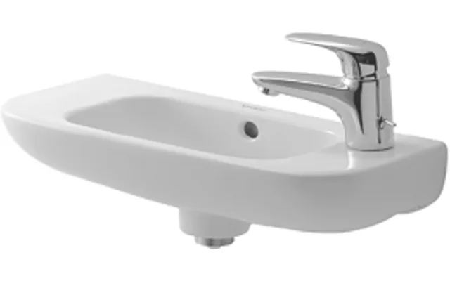 Duravit D-code Håndvask 500x220 Mm. Hanehul I Højre Side