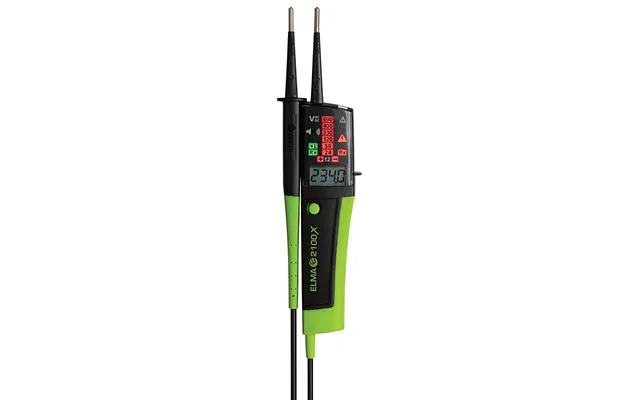 Elma Spændingstester 2100x Digitalt Display Og Lysdiode - Inkl