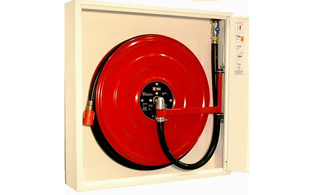 Falck 3sw Slangeskab Med 30 Mtr. 25mm Slange. Hvid