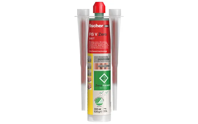 Fischer Injektionsmørtel 300ml Fis V Zero 300 T Universal Mørtel - Miljøvenlig & Svanemærket