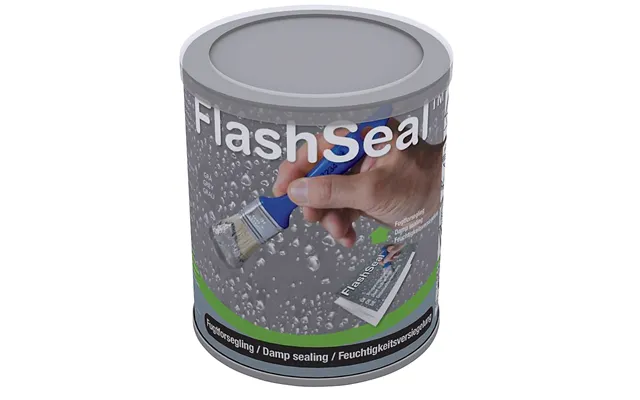 Flashseal, Grå - 1,13 Kg Gummimaling