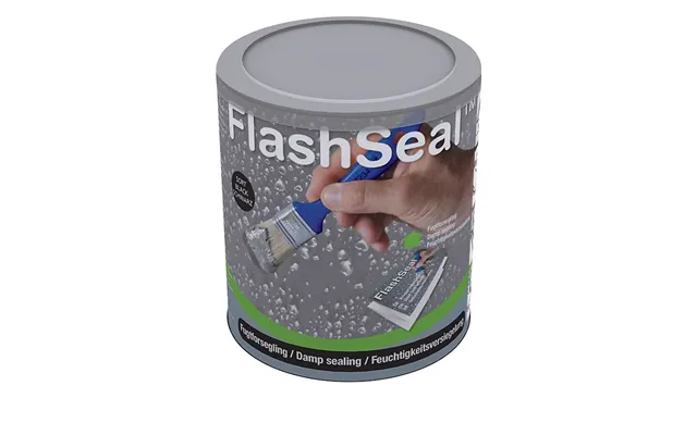Flashseal, Sort - 1,13 Kg Gummimaling