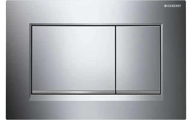 Geberit Sigma30 Betjeningsplade - Blankforkromet