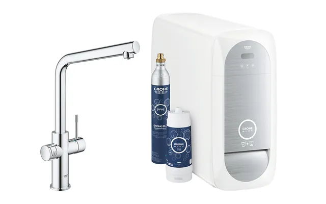 Grohe Blue Home Køkkenarmatur Med Køler Starter Kit. L-tud. Krom