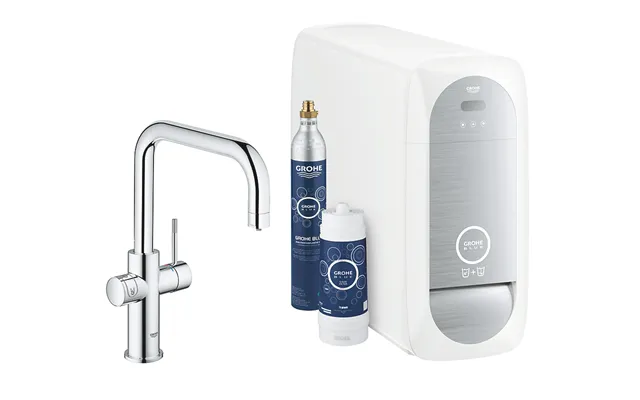 Grohe Blue Home Køkkenarmatur Med Køler Starter Kit. U-tud. Krom