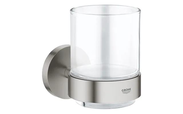 Grohe Essentials Krystalglas Med Holder - Supersteel