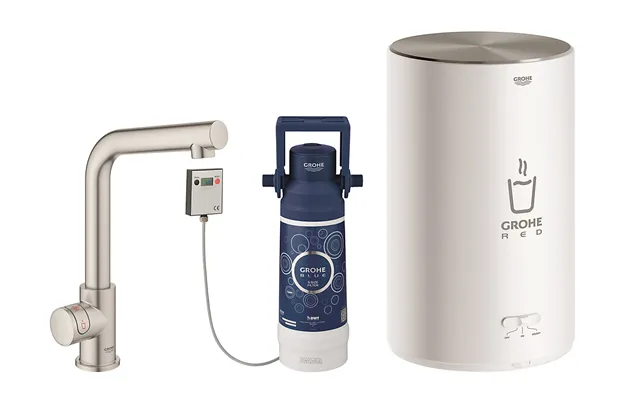 Grohe Red Ii Armatur Til Kogende Vand. 153mm Tud. Supersteel