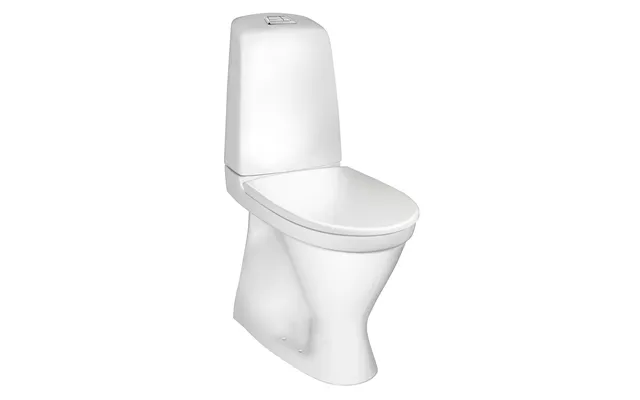 Gustavsberg Nautic Toilet 1546. S-lås. Høj Model Med Ceramicplus