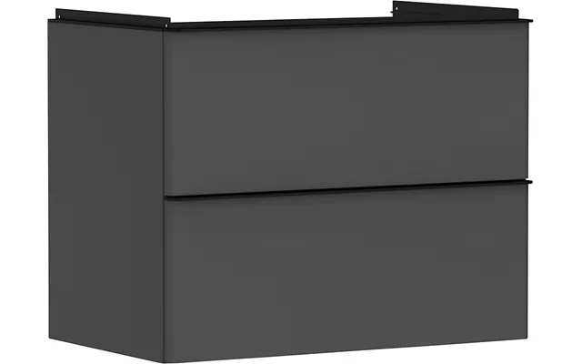 Hansgrohe Xelu Q Vaskeskab Mat Diamantgrå 780x475 Mm Med 2 Skuffer Til Håndvask