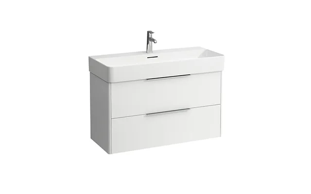 Laufen Base Underskab 95 Cm Med 2 Skuffer - Mat Hvid