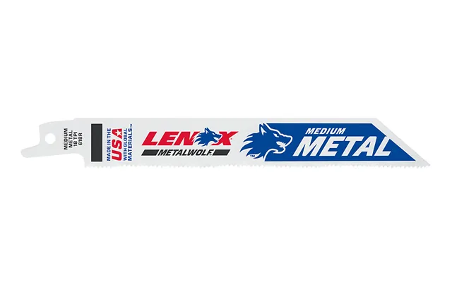 Lenox Metalwolft Bajonetsavklinge 618r 152x19x0.9mm Til Medium Metal 18tpi - Pakke A 5 Stk