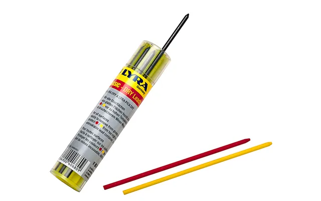 Lyra Dry Dybhuls Refil - Basic M. 6xgrafit 3xrød 3xgul